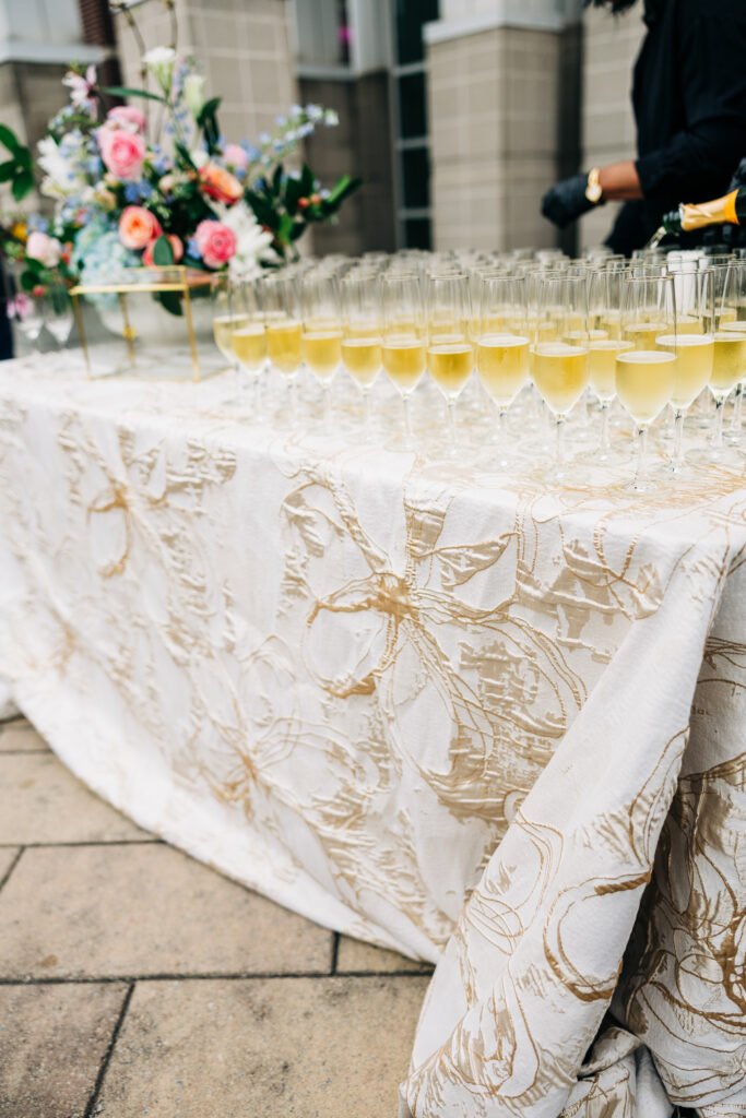 beautiful wedding reception details of a luxury wedding photographed by the carters creative wedding photographers in South Carolina