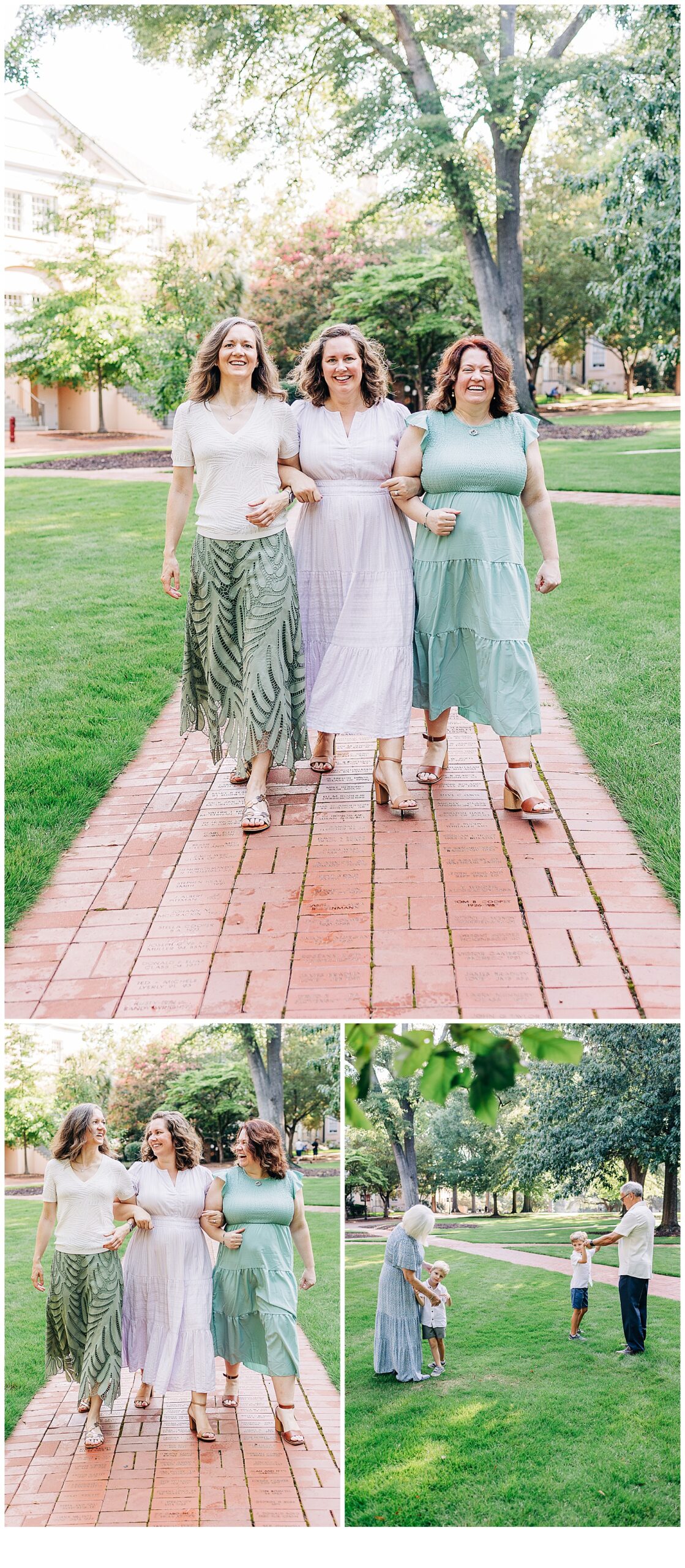 Photograph of sisters at the Horseshoe in Columbia, South Carolina 