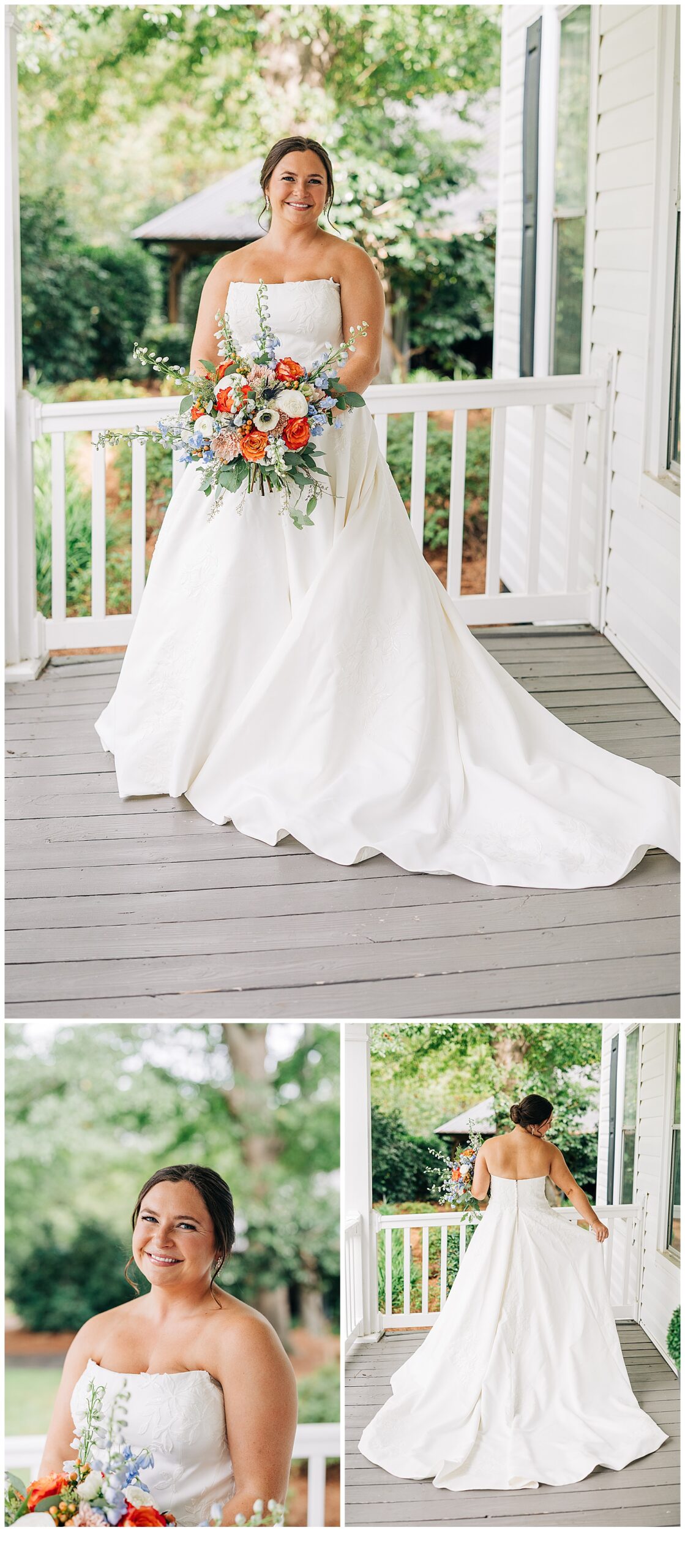 Beautiful bridal picture at southern oaks venue 