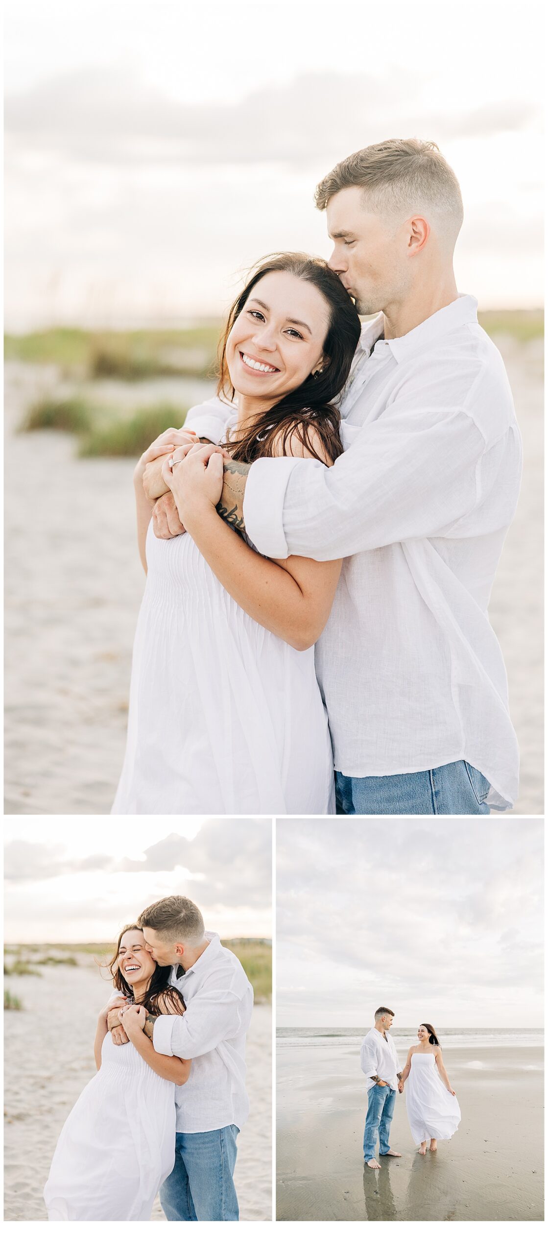 Sweet and loving engagement picture 