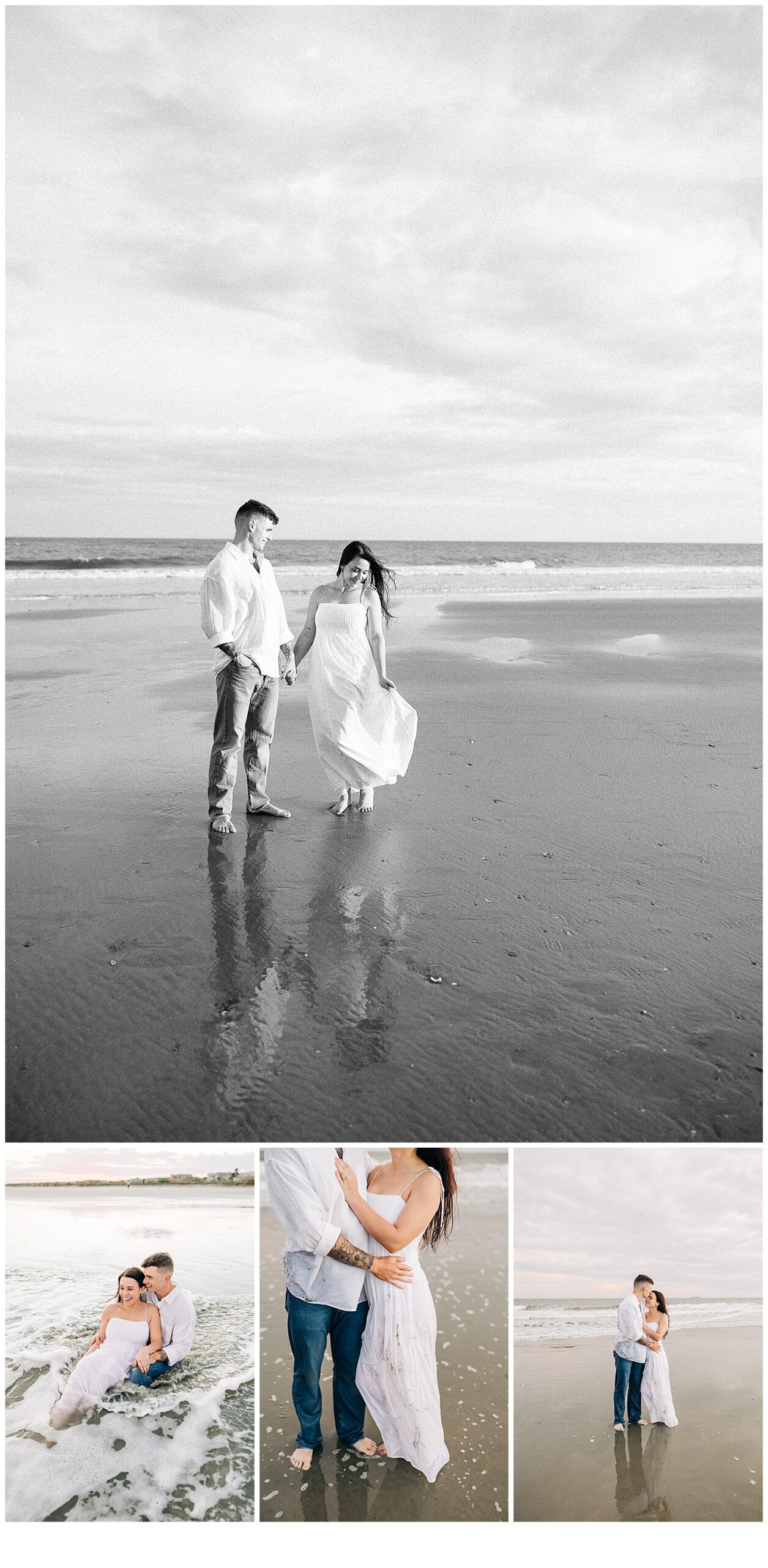 Couple picture at the beach in Charleston,sc 