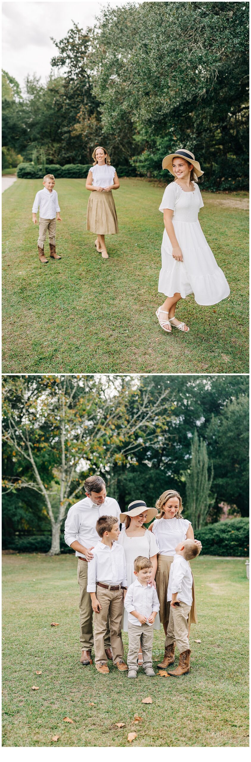 wavering place columbia, sc family photos. mom with the kids