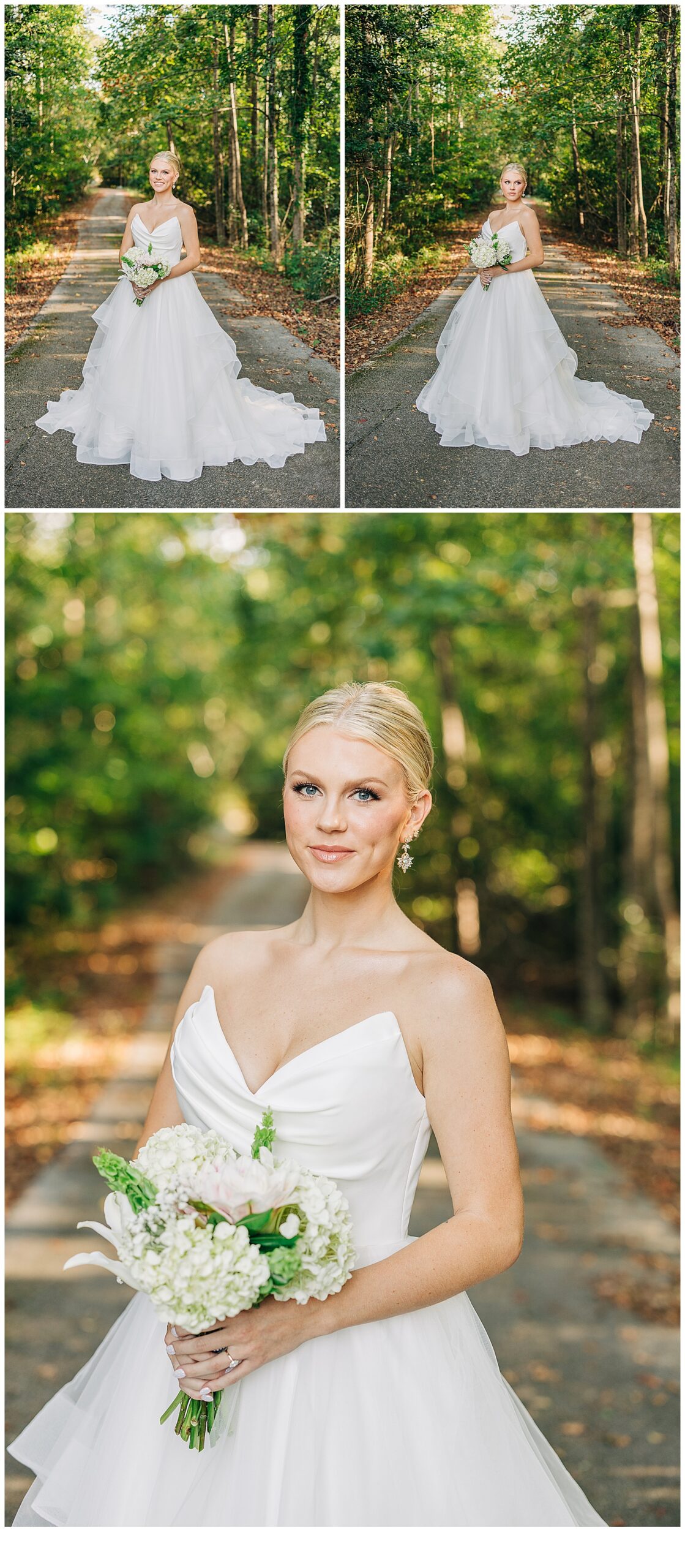 beautiful outdoor bridal photos