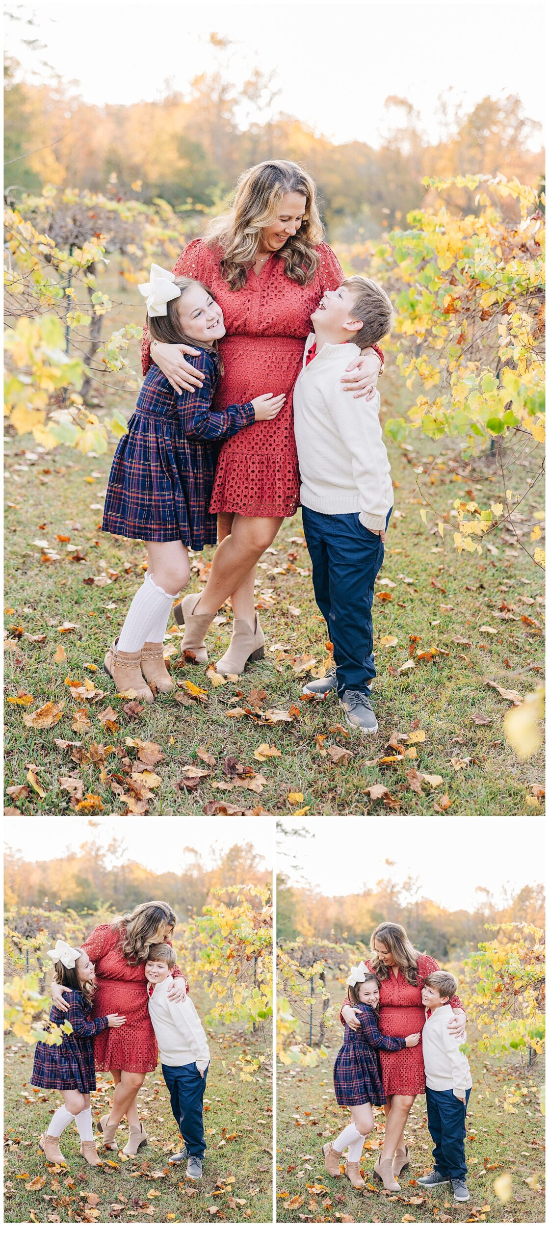  The Vines at Lexington mother and twins family pictures