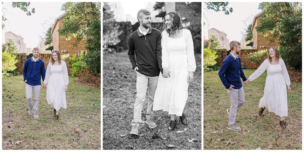 Couple walking together on the Horseshoe