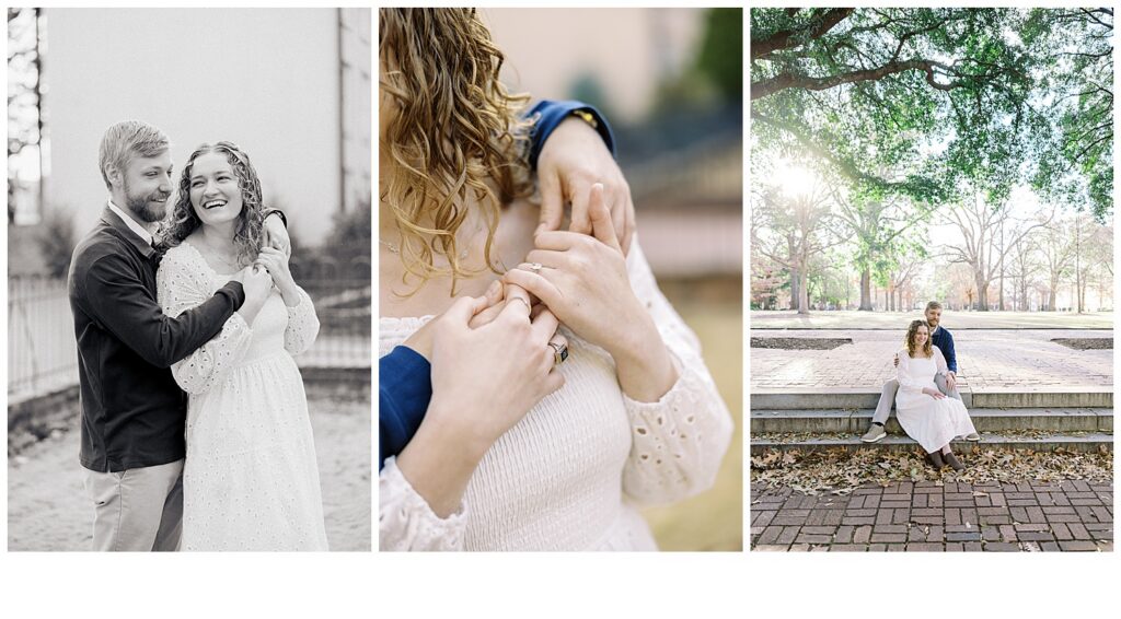 Soft January light on the Horseshoe in Columbia, SC