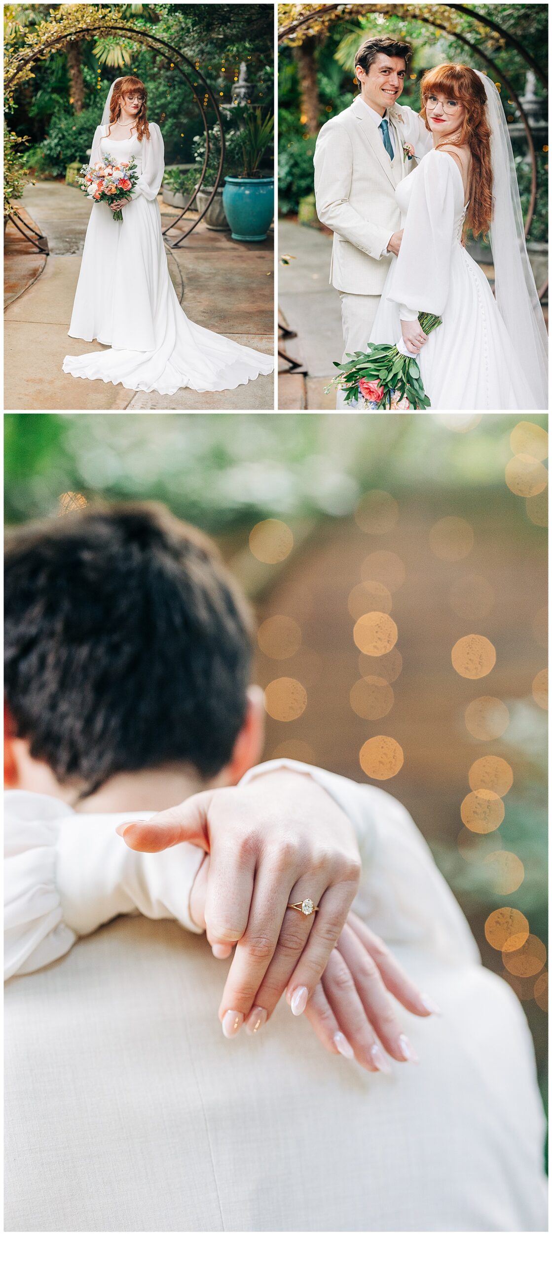 Bride and groom portraits at the River Road and Jasmine House
